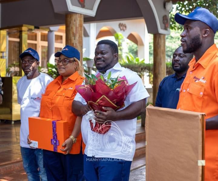 Asantehene sends Val's Day gift to Lady Julia