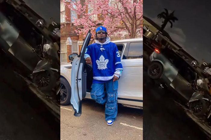 Kuami Eugene involved in an accident