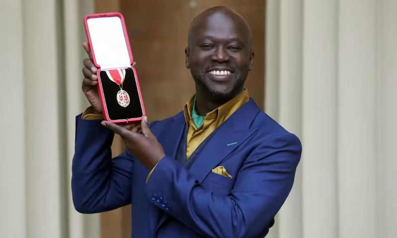 Sir David Adjaye was knighted in 2017 for services to architecture