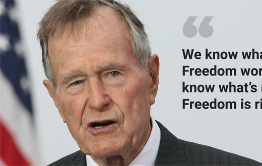 2x1 George H W Bush
