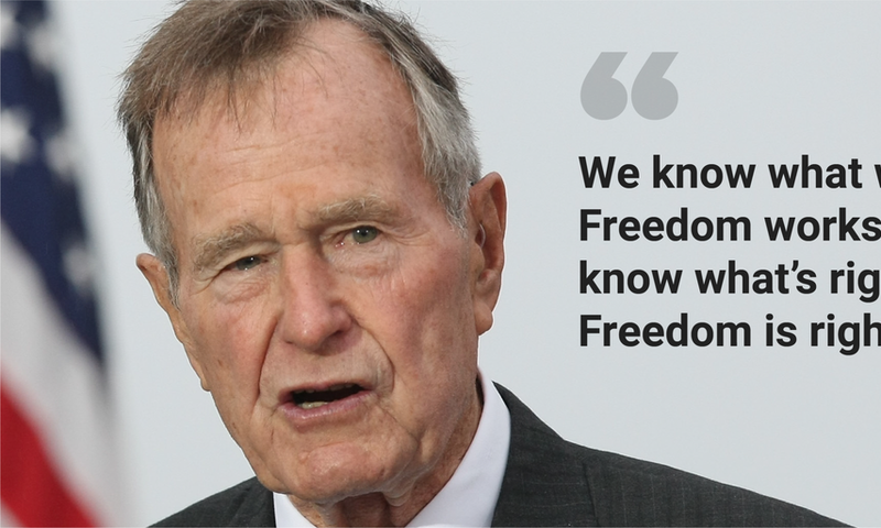 2x1 George H W Bush