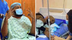 Banky W after cancer sugery