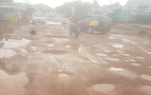 Adjei Kojo potholes