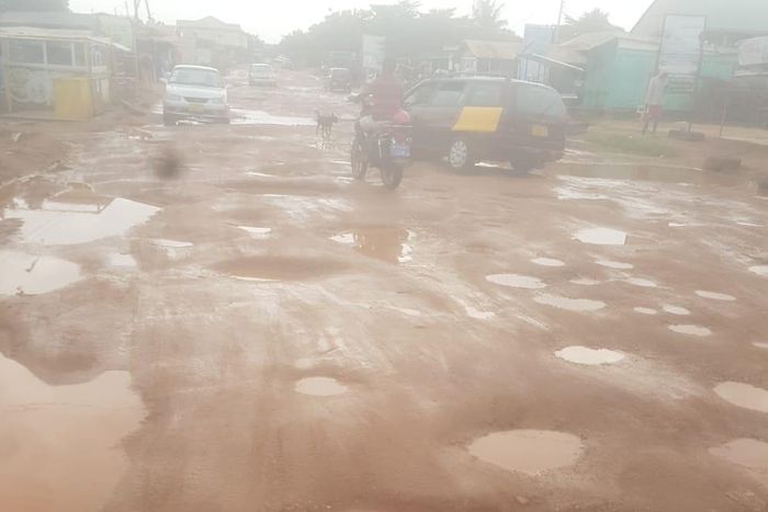 Adjei Kojo potholes