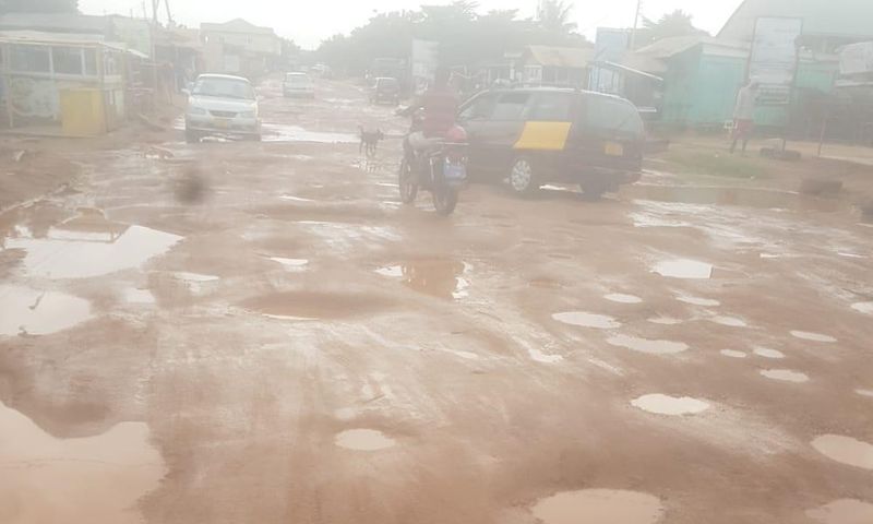 Adjei Kojo potholes