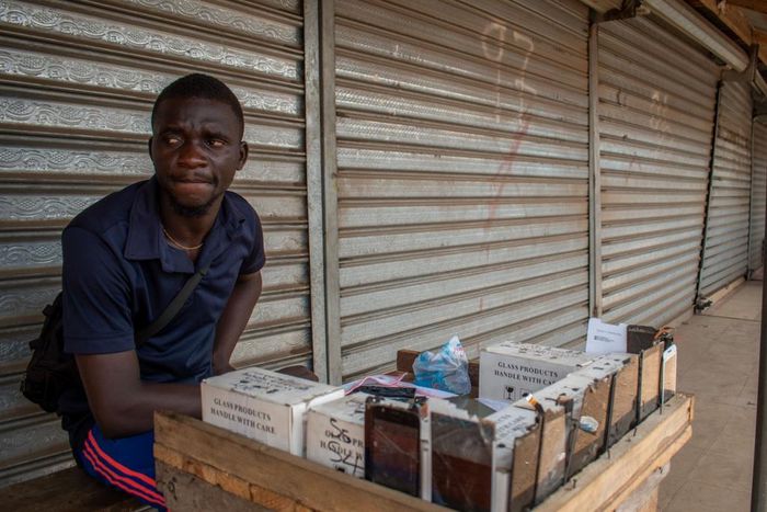 A petty trader in Accra
