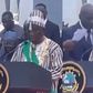 Newly elected Liberian President, Joseph Boakai, 79, falls sick during speech, whisked off podium