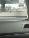Soldiers set up road block in Isolo-Oshodi road