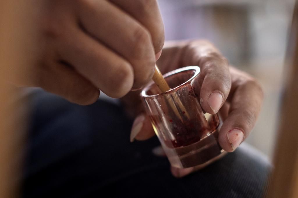 The birth of blood art [Reuters]