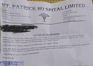 Letter of suspension
