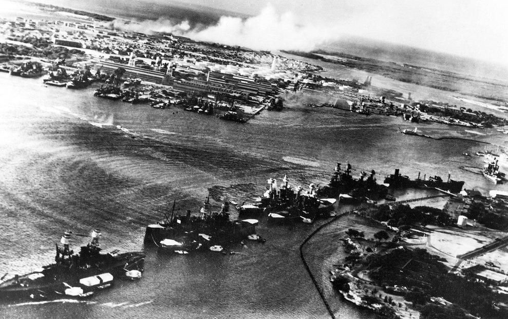 Unforgettable photos from the Japanese attack on Pearl Harbor, 77 years ago today