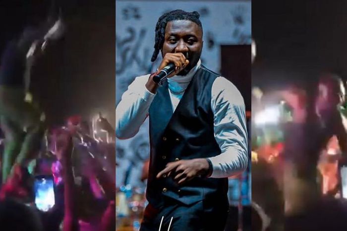 Amerado lands in the hospital after falling on stage (VIDEO)