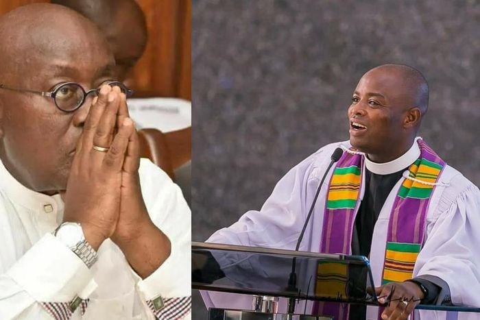 Rev. Dr Solomon Nortey  and President Akufo-Addo