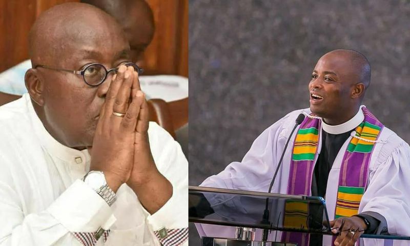Rev. Dr Solomon Nortey  and President Akufo-Addo