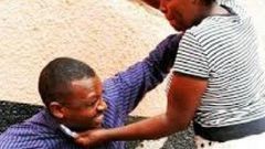 Side chick flees as husband ‘chops’ slaps from ‘boss chick’ (Video)