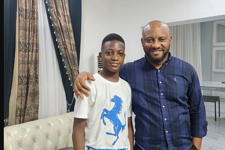 Yul Edochie and his late son [Instagram/Yuledochie]
