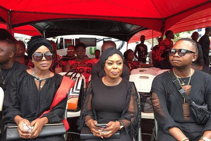 Afia Shwarzenegger, Mzbel, Nana Tornado, others spotted at Ebony's funeral