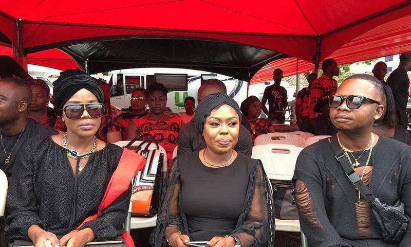 Afia Shwarzenegger, Mzbel, Nana Tornado, others spotted at Ebony's funeral