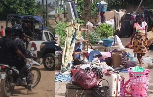 Over 1,000 Buduburam residents homeless as land owner evicts them forcibly with police support