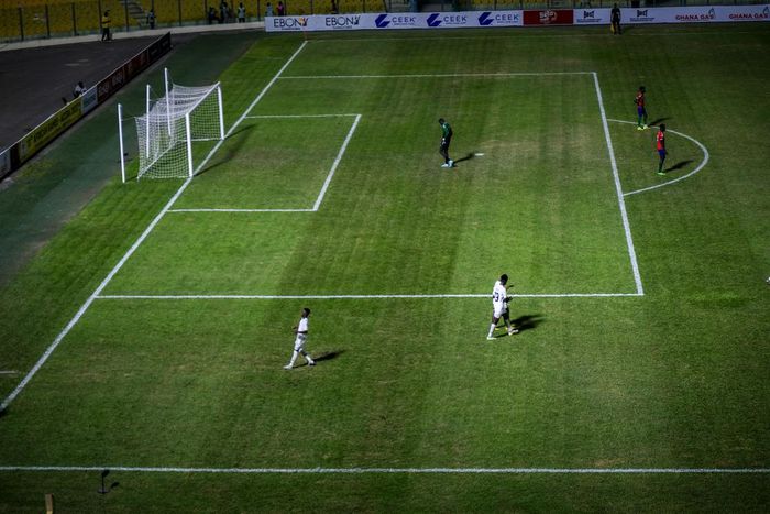 Starboy Abdul Aziz Issah celebrates his goal to make it 2:0.