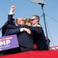 Donald Trump said he was struck in the ear when a shooter opened fire during a campaign rally in Butler, Pennsylvania, on Saturday