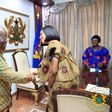 President Nana Addo Dankwa Akufo-Addo with EC boss Jean Mensa