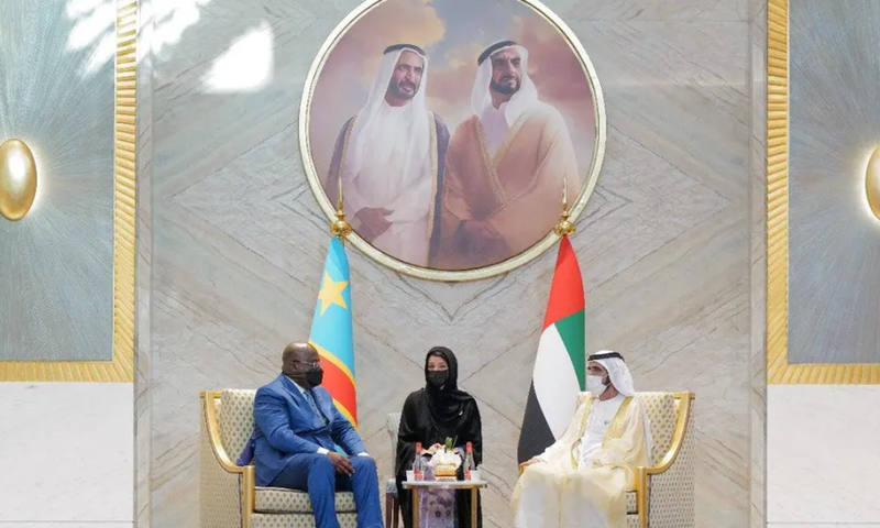 Sheikh Mohammed bin Rashid Al Maktoum and the President of the Democratic Republic of Congo
