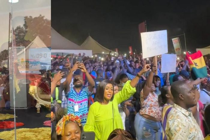 Excitement as Afua Asantewaa hits 105 hours sing-a-thon record (VIDEO)