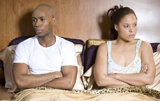 Couple in bed
