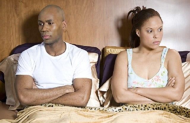 Couple in bed