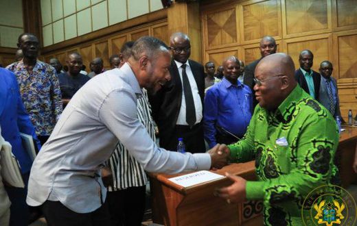 Nana Addo with Owusu Bempah