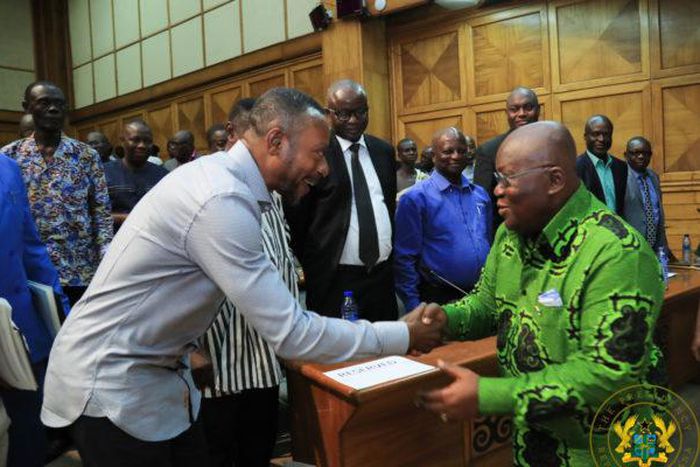 Nana Addo with Owusu Bempah