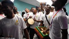 Drum used by Black Stars during 2022 World Cup added to FIFA museum collection