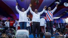 Dr Matthew Opoku Prempeh, Dr Mahamudu Bawumia and Nana Addo