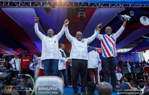 Dr Matthew Opoku Prempeh, Dr Mahamudu Bawumia and Nana Addo