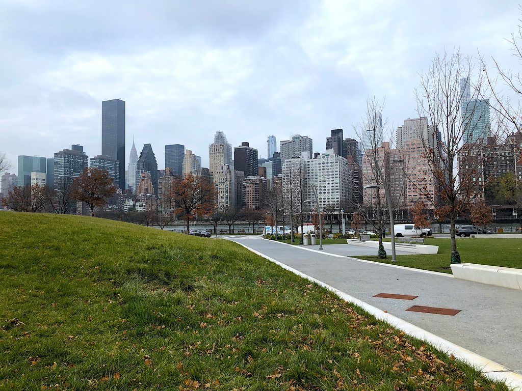New Yorkers are paying upwards of $3,000 a month to live at the former home of an abandoned smallpox hospital and an insane asylum, and a walk through the secluded island only 250 yards from Manhattan makes it clear why