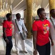Akon amazed by Afua Asantewaa's sing-a-thon as they meet in Ivory Coast (VIDEO)