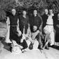 An undated photograph taken in Tibhirine that shows six of the seven Trappist monks kidnapped and killed in 1996
