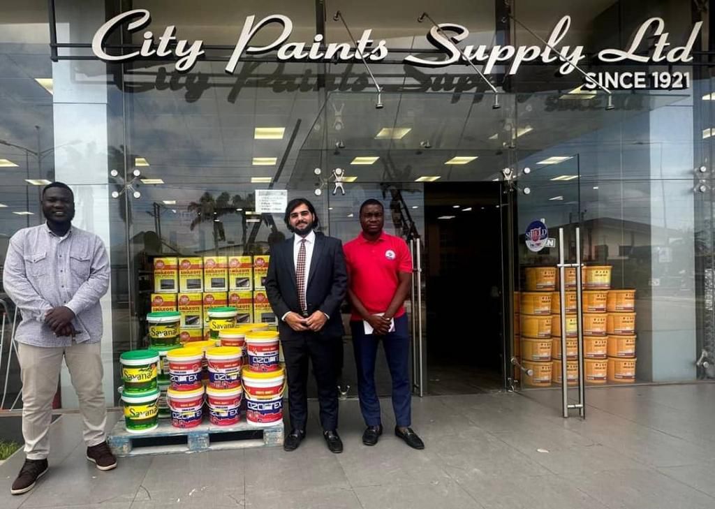 Facelift for Kintampo Waterfalls after donation of paint materials for renovation