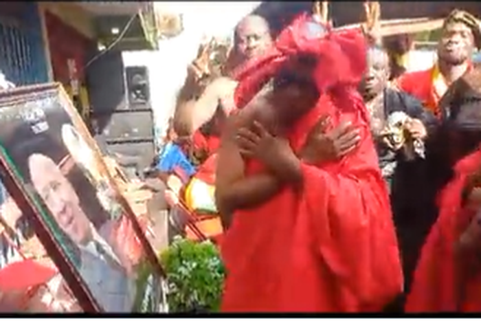 Video: Tears flow as Ghanaians organise funeral for England legend Bobby Charlton in Accra