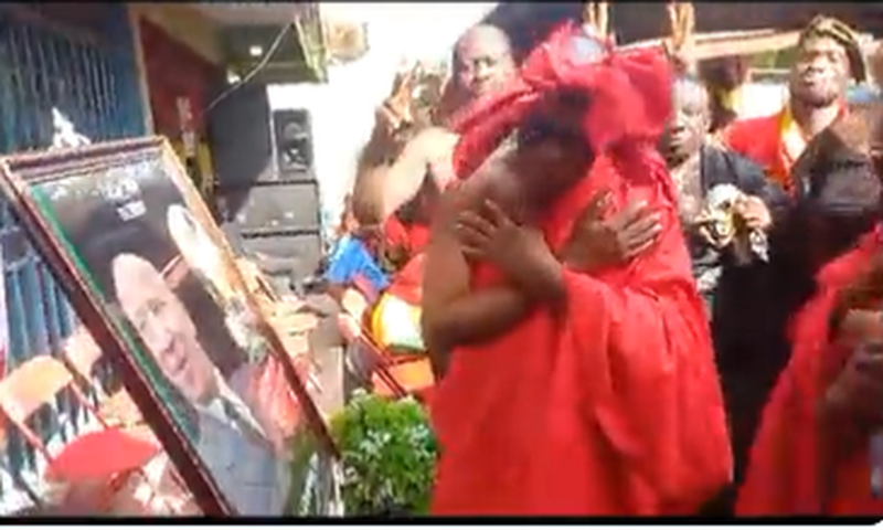 Video: Tears flow as Ghanaians organise funeral for England legend Bobby Charlton in Accra