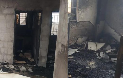 Fire burns police officer, wife and 3-month-old baby to death