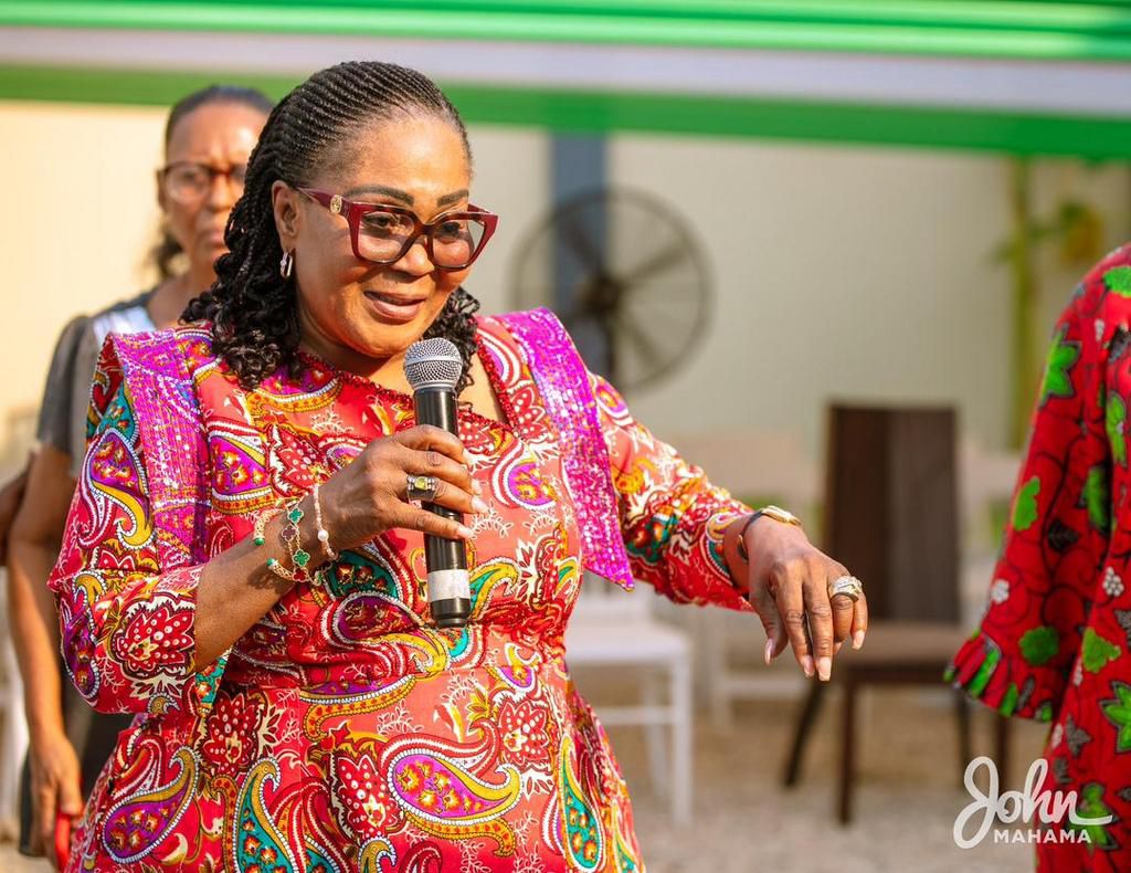 Lordina Mahama hosts and encourages widows in Kintampo | Pulse Ghana