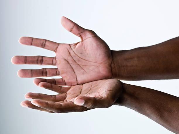 A Black man's palm [iStock]