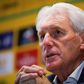 New South Africa coach Hugo Broos listens during a press conference in Soweto Wednesday.