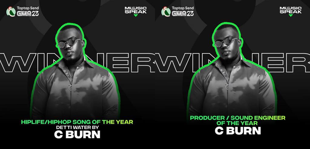 C Burn bags two awards at Ghana Music Awards USA 2023, drops new club banger ‘Body’