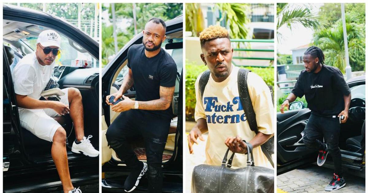 Photos: How Black Stars arrived in camp with all the drip | Pulse Ghana