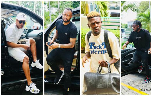 Photos: How Black Stars arrived in camp with all the drip