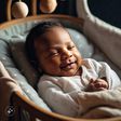 A smiling Black baby [Meta AI]