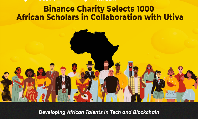 Binance Charity selects 1000 Africans for tech scholarship in collaboration with Utiva